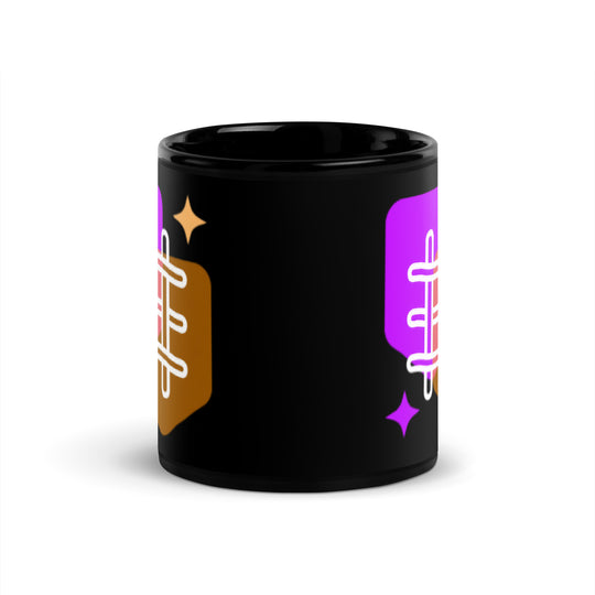 Black Glossy Mug - WhatUWant2Buy