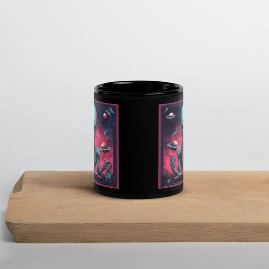 Black Glossy Mug - WhatUWant2Buy