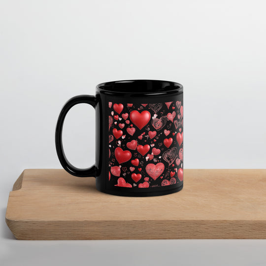 Black Glossy Mug - WhatUWant2Buy