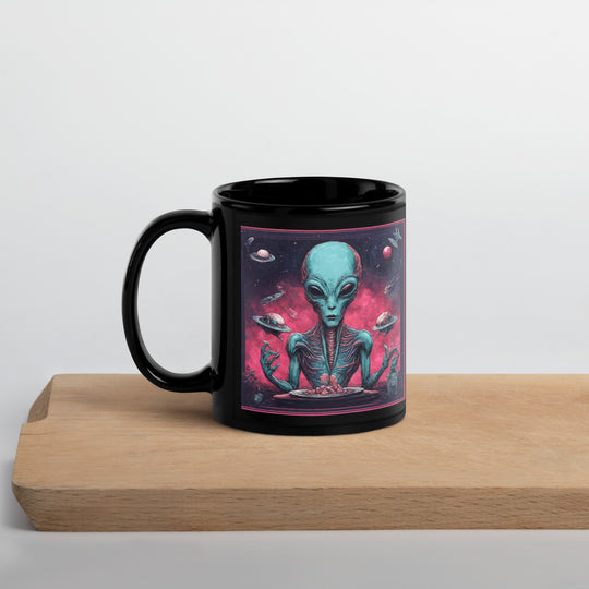 Black Glossy Mug - WhatUWant2Buy