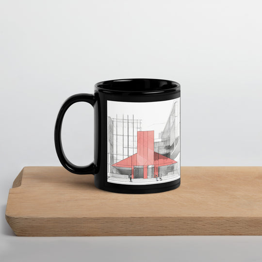 Black Glossy Mug - WhatUWant2Buy