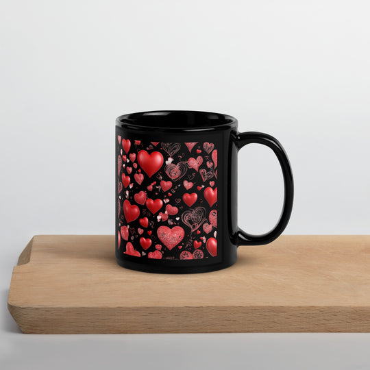 Black Glossy Mug - WhatUWant2Buy