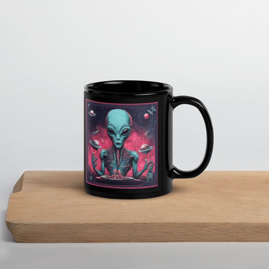 Black Glossy Mug - WhatUWant2Buy