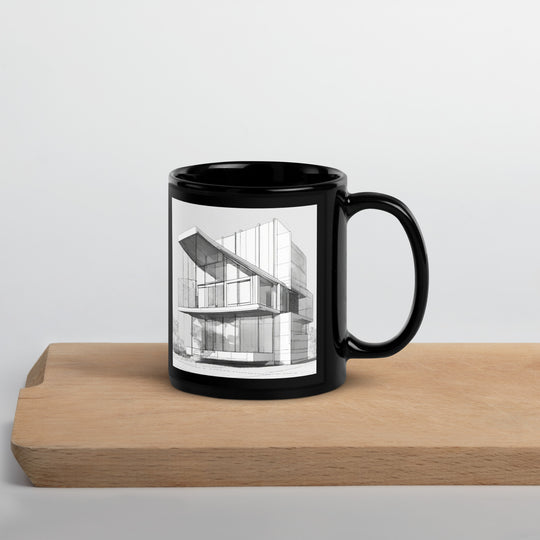 Black Glossy Mug - WhatUWant2Buy