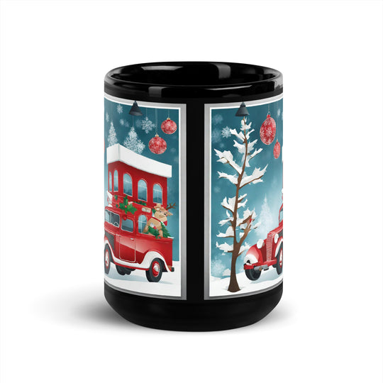 Black Glossy Mug - WhatUWant2Buy