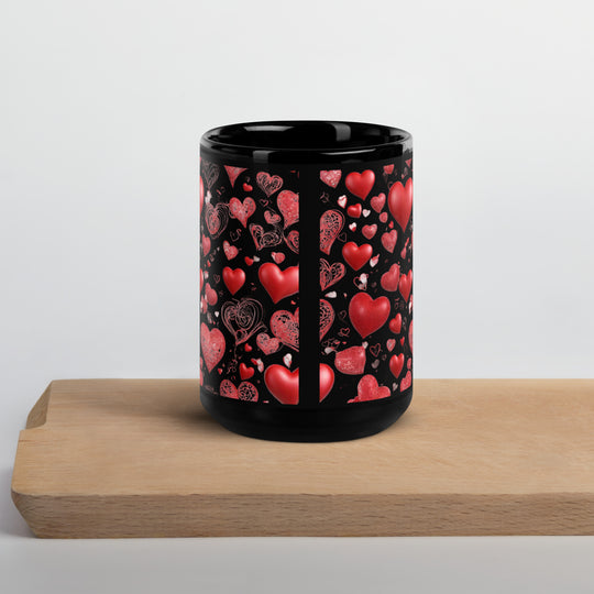 Black Glossy Mug - WhatUWant2Buy