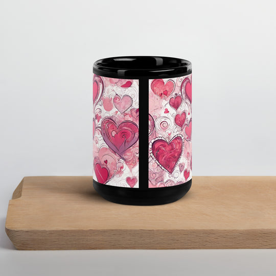 Black Glossy Mug - WhatUWant2Buy