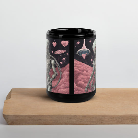 Black Glossy Mug - WhatUWant2Buy