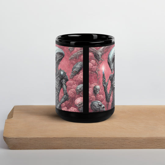 Black Glossy Mug - WhatUWant2Buy