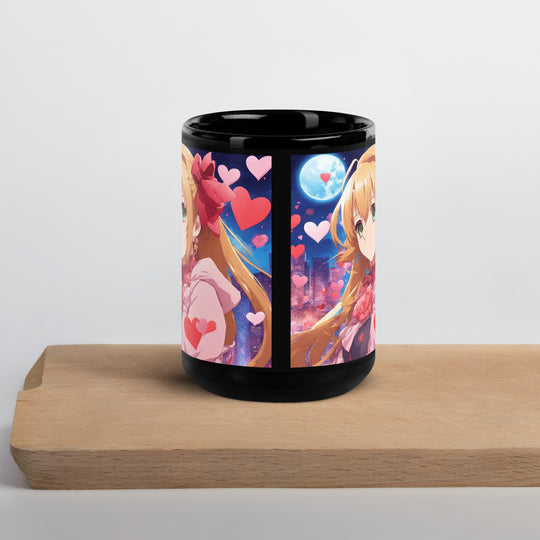 Black Glossy Mug - WhatUWant2Buy