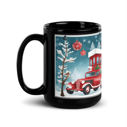 Black Glossy Mug - WhatUWant2Buy