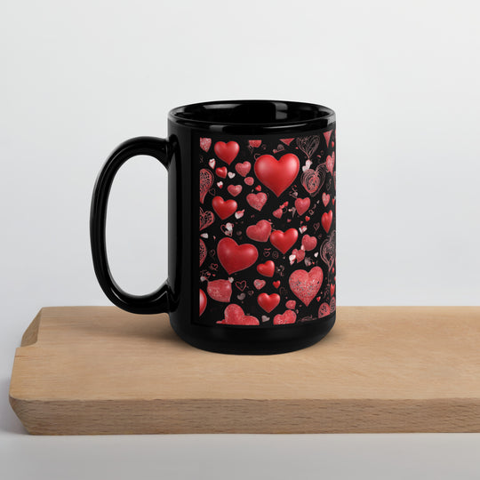 Black Glossy Mug - WhatUWant2Buy
