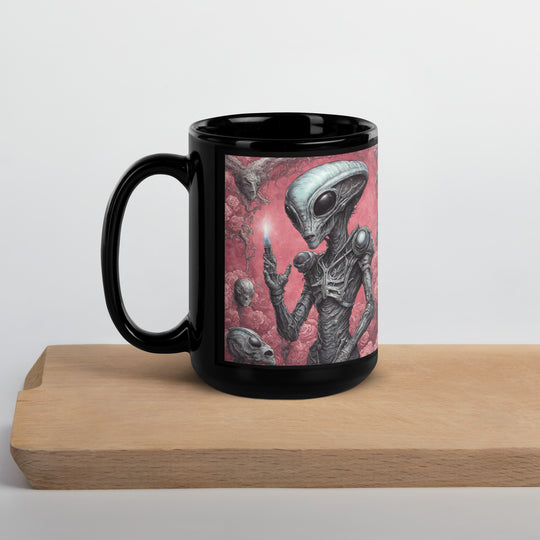 Black Glossy Mug - WhatUWant2Buy