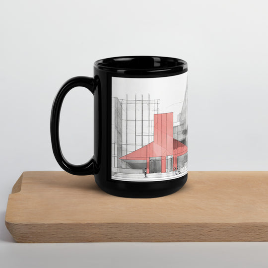 Black Glossy Mug - WhatUWant2Buy