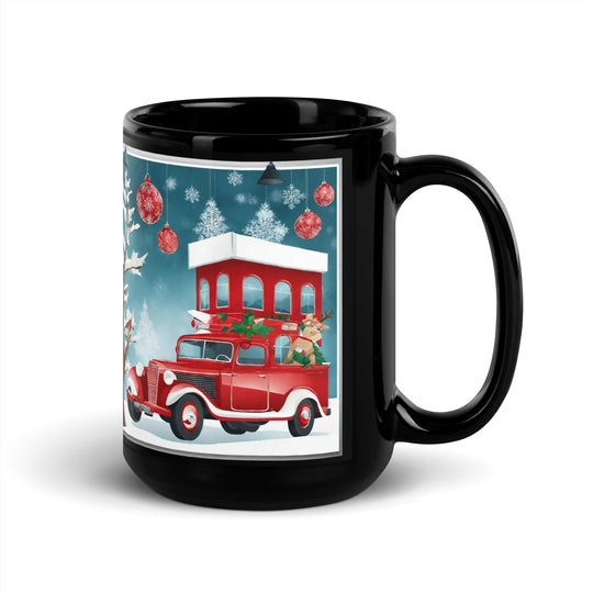 Black Glossy Mug - WhatUWant2Buy
