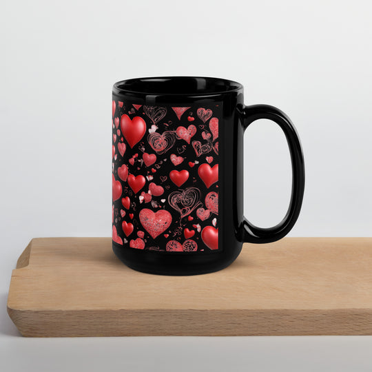 Black Glossy Mug - WhatUWant2Buy