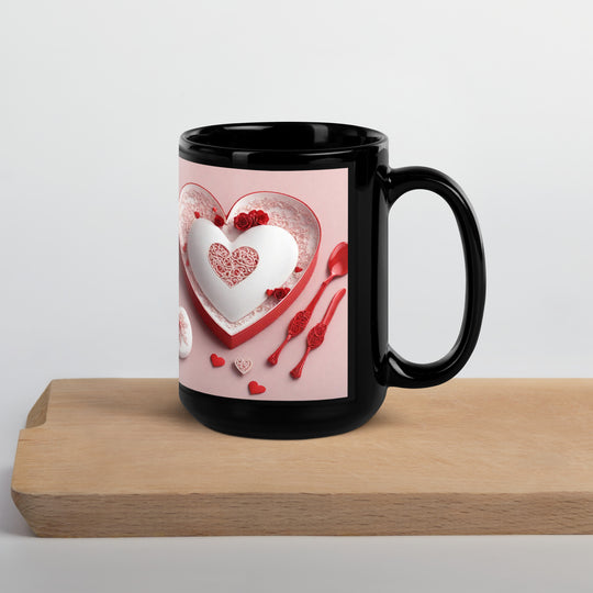 Black Glossy Mug - WhatUWant2Buy