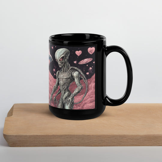 Black Glossy Mug - WhatUWant2Buy