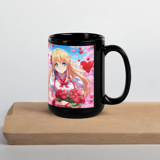 Black Glossy Mug - WhatUWant2Buy
