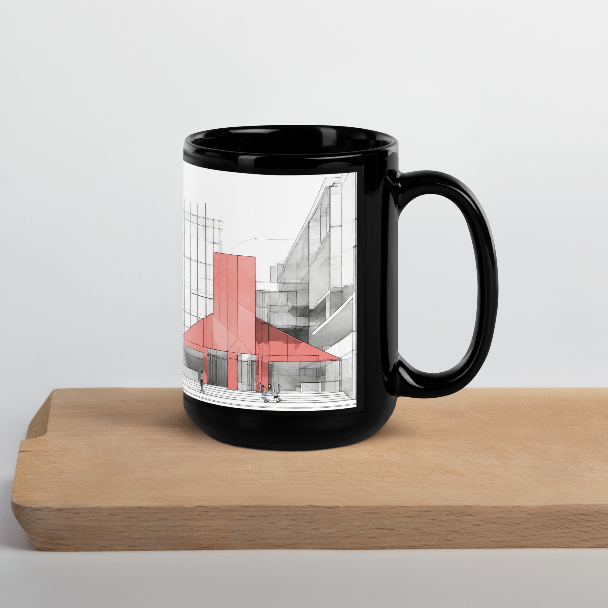 Black Glossy Mug - WhatUWant2Buy