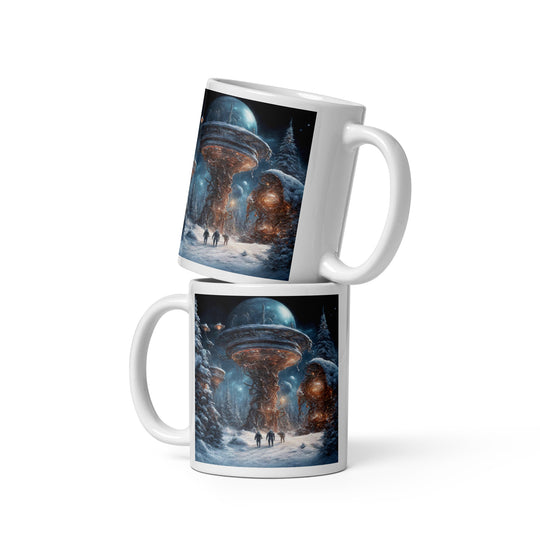 White glossy mug - WhatUWant2Buy