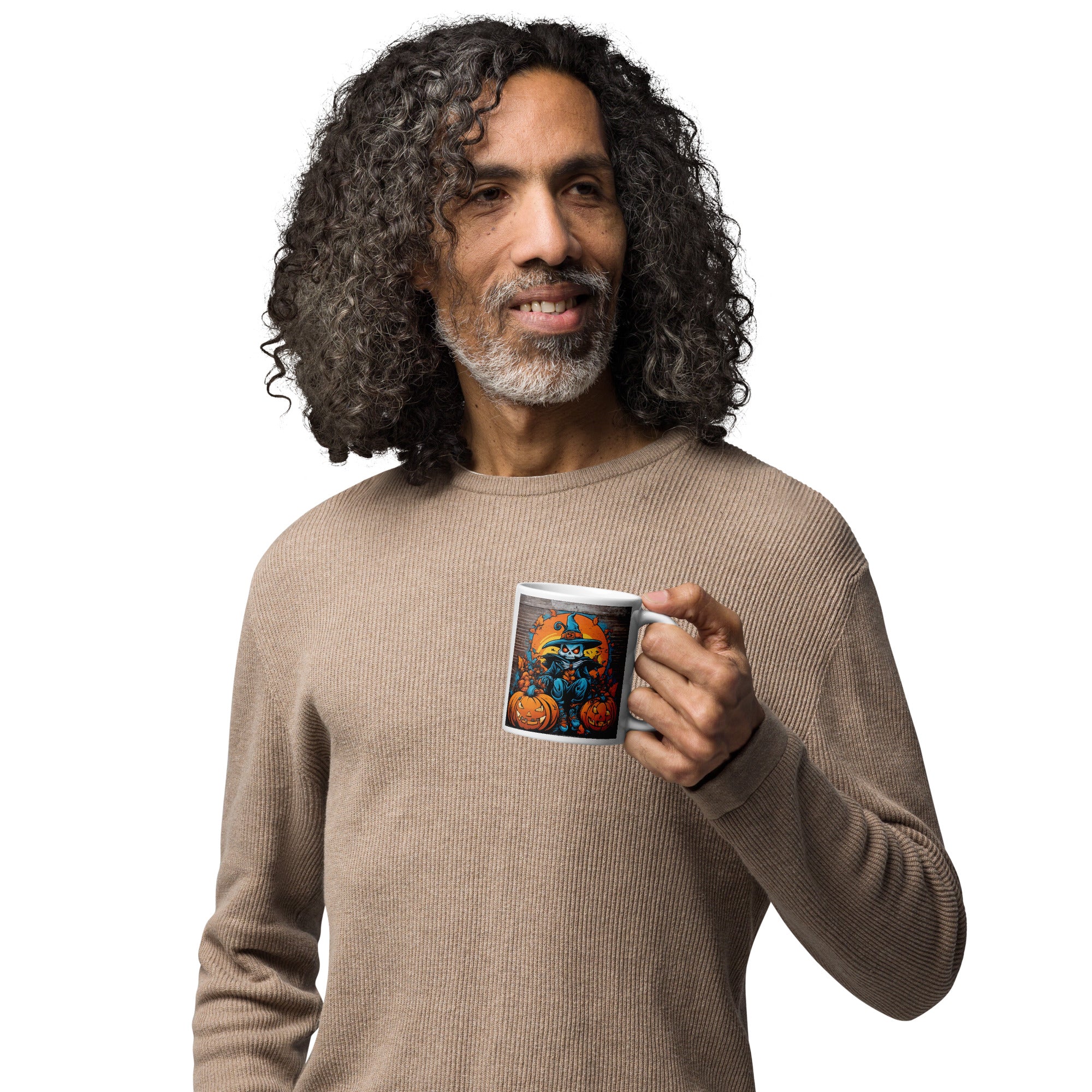 White glossy mug - WhatUWant2Buy