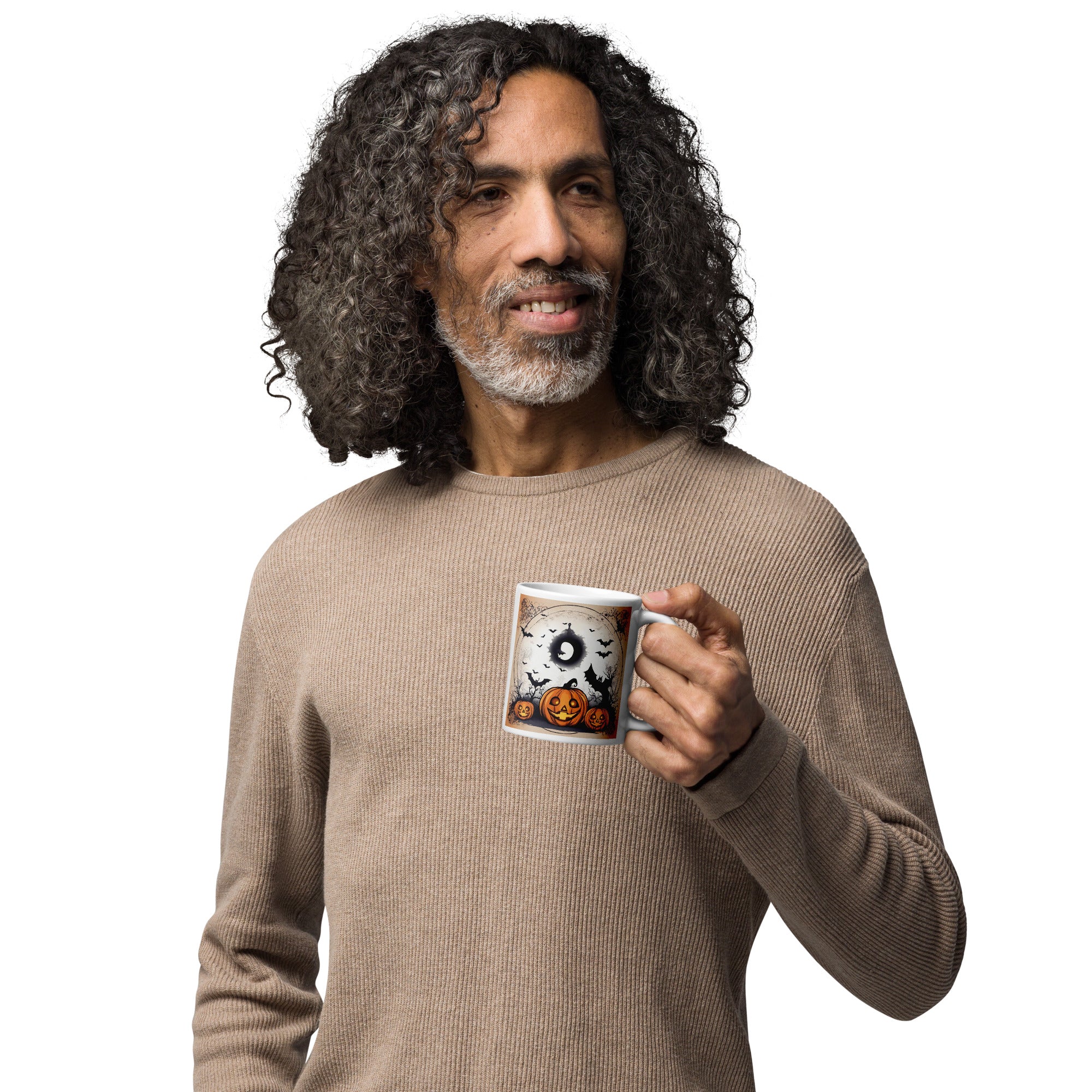 White glossy mug - WhatUWant2Buy