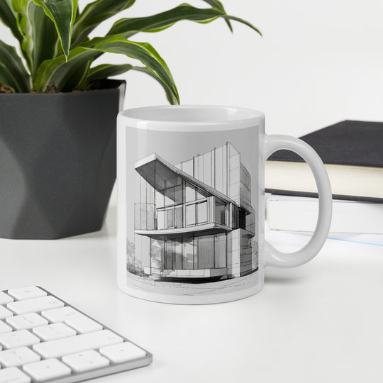 White glossy mug - WhatUWant2Buy