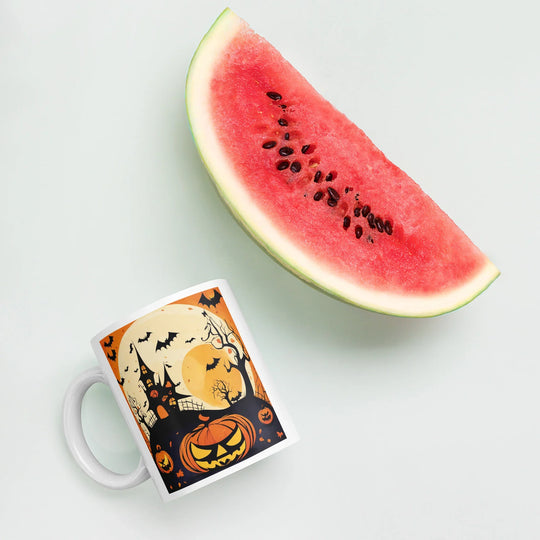 White glossy mug - WhatUWant2Buy