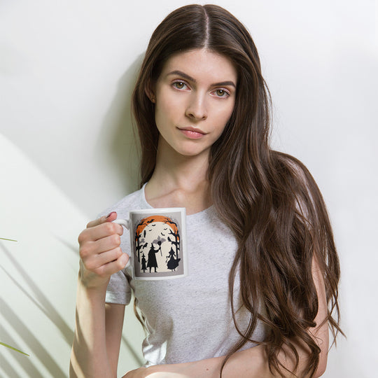 White glossy mug - WhatUWant2Buy