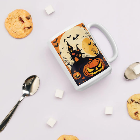 White glossy mug - WhatUWant2Buy