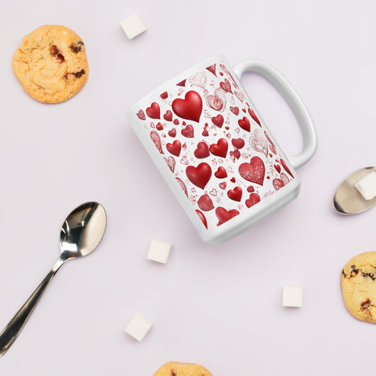 White glossy mug - WhatUWant2Buy