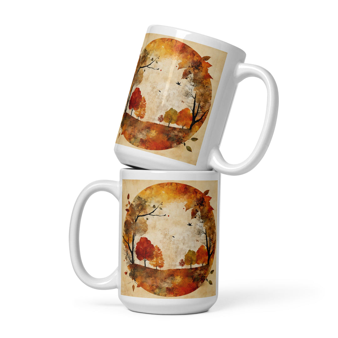 White glossy mug - WhatUWant2Buy