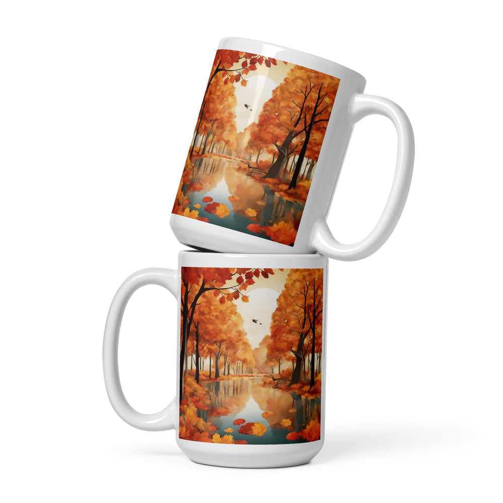 White glossy mug - WhatUWant2Buy