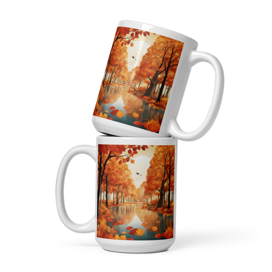 White glossy mug - WhatUWant2Buy