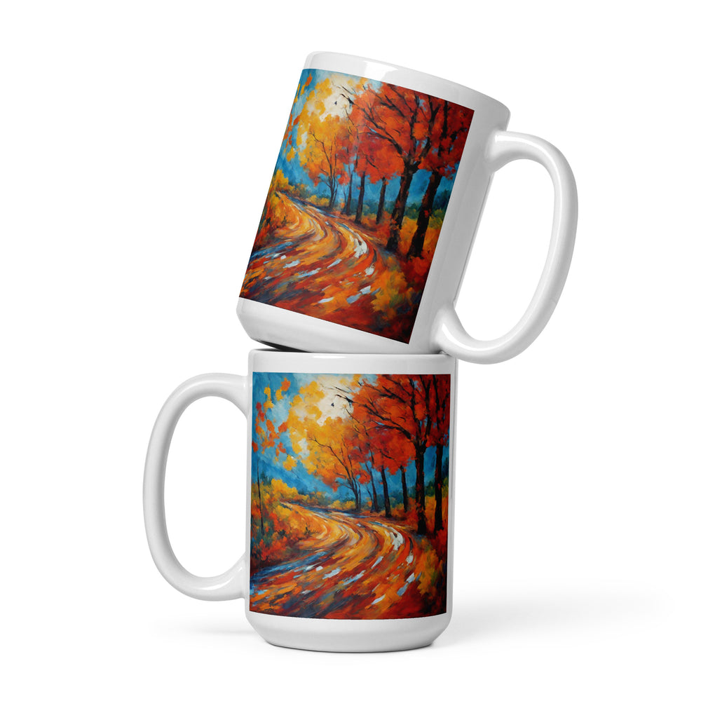White glossy mug - WhatUWant2Buy