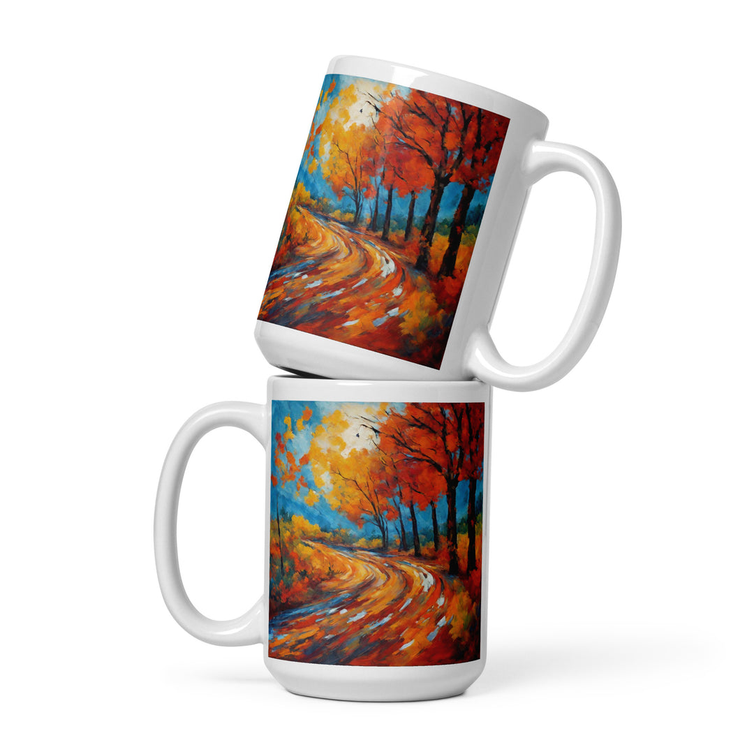 White glossy mug - WhatUWant2Buy