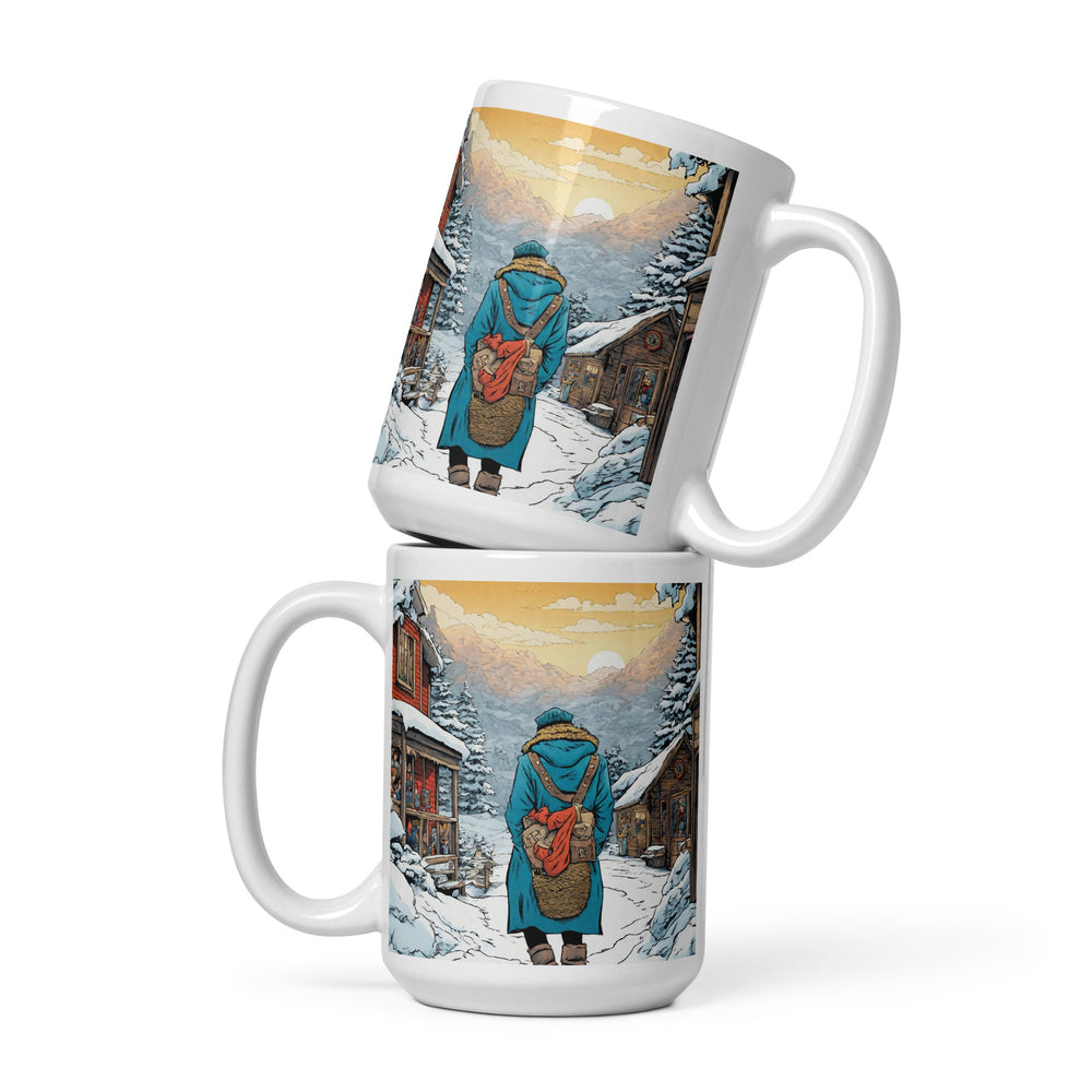 White glossy mug - WhatUWant2Buy