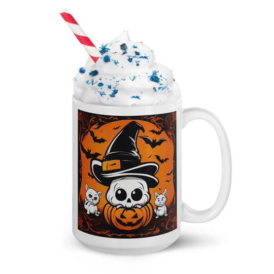 White glossy mug - WhatUWant2Buy