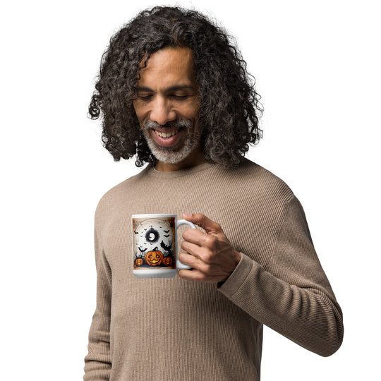 White glossy mug - WhatUWant2Buy