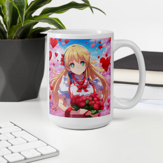 White glossy mug - WhatUWant2Buy