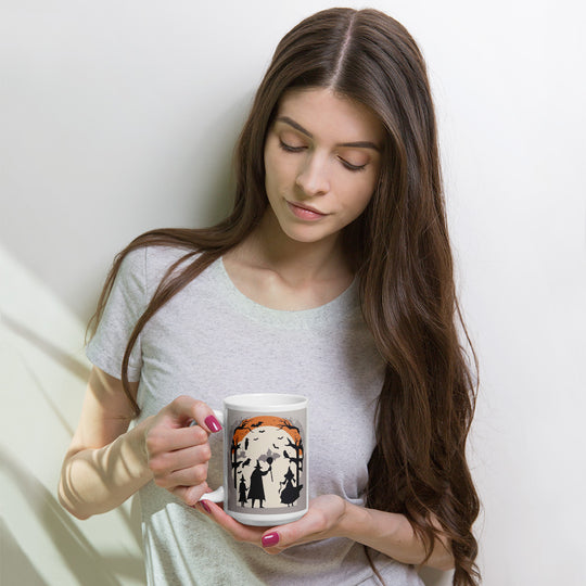 White glossy mug - WhatUWant2Buy