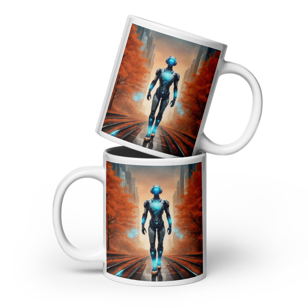 White glossy mug - WhatUWant2Buy