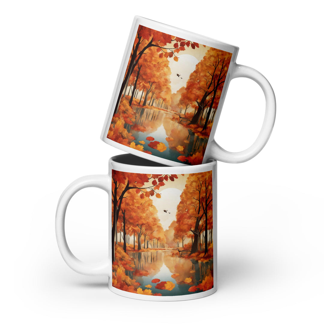 White glossy mug - WhatUWant2Buy
