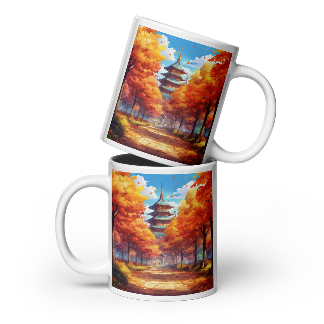 White glossy mug - WhatUWant2Buy