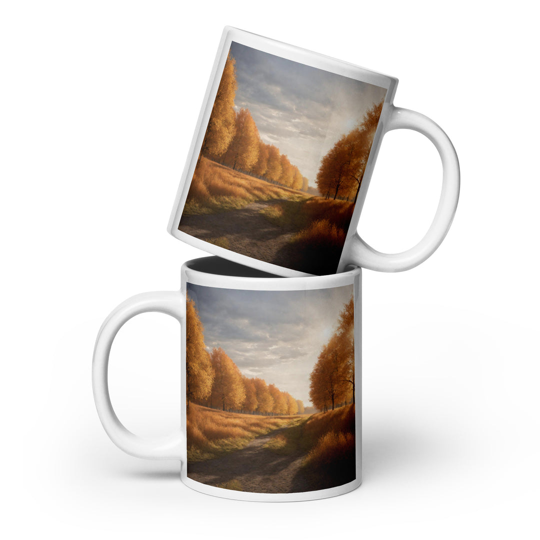 White glossy mug - WhatUWant2Buy