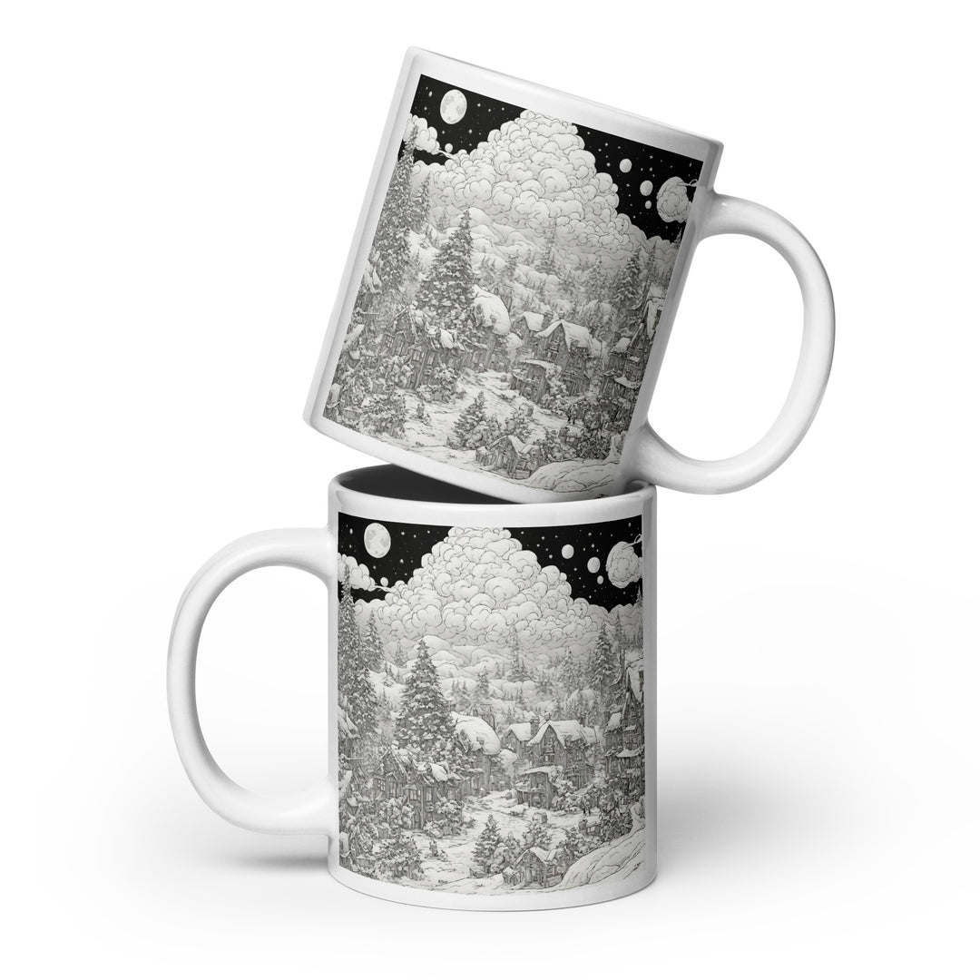 White glossy mug - WhatUWant2Buy