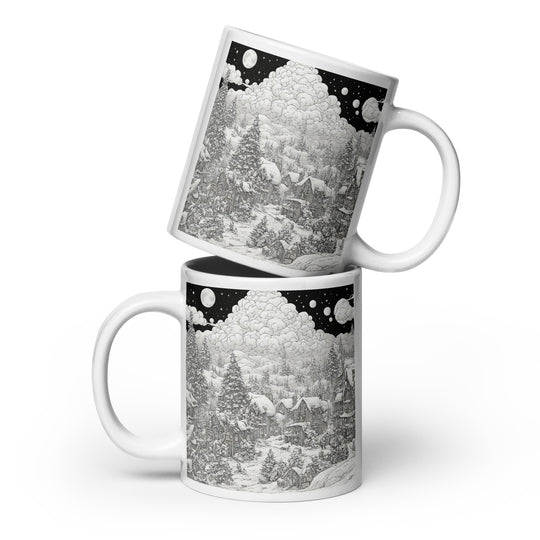 White glossy mug - WhatUWant2Buy