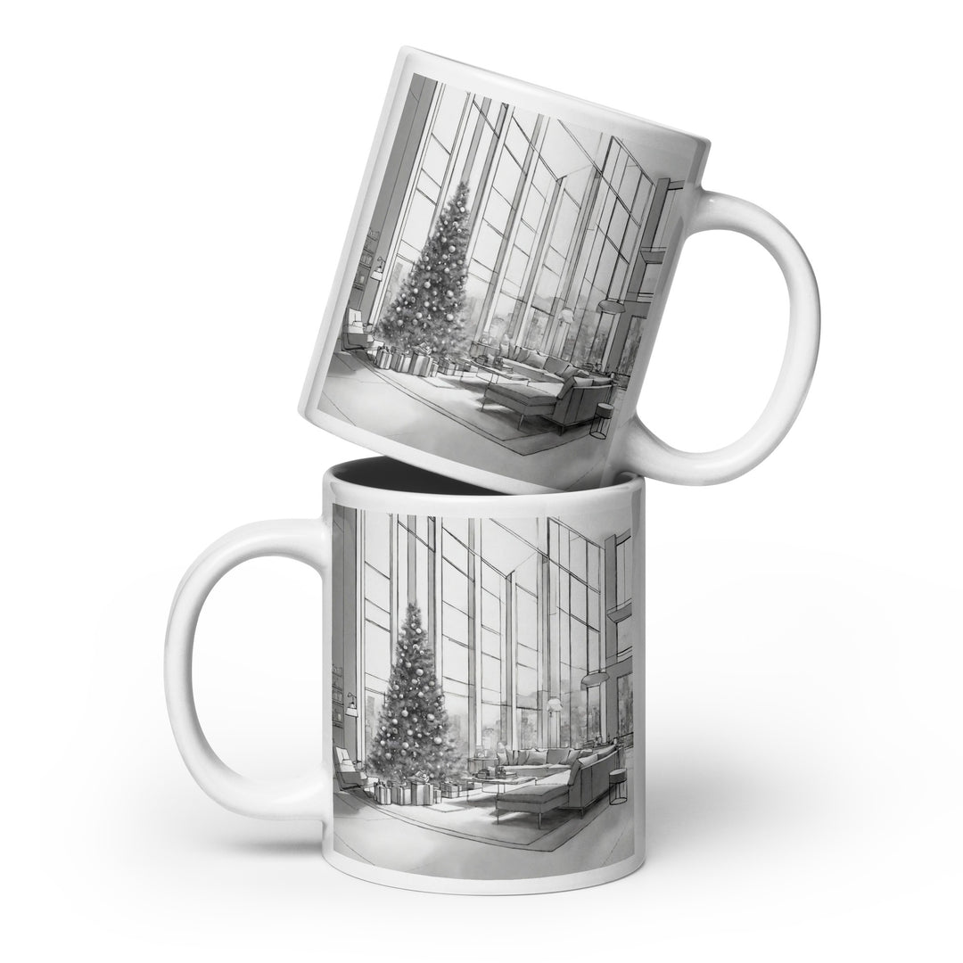 White glossy mug - WhatUWant2Buy