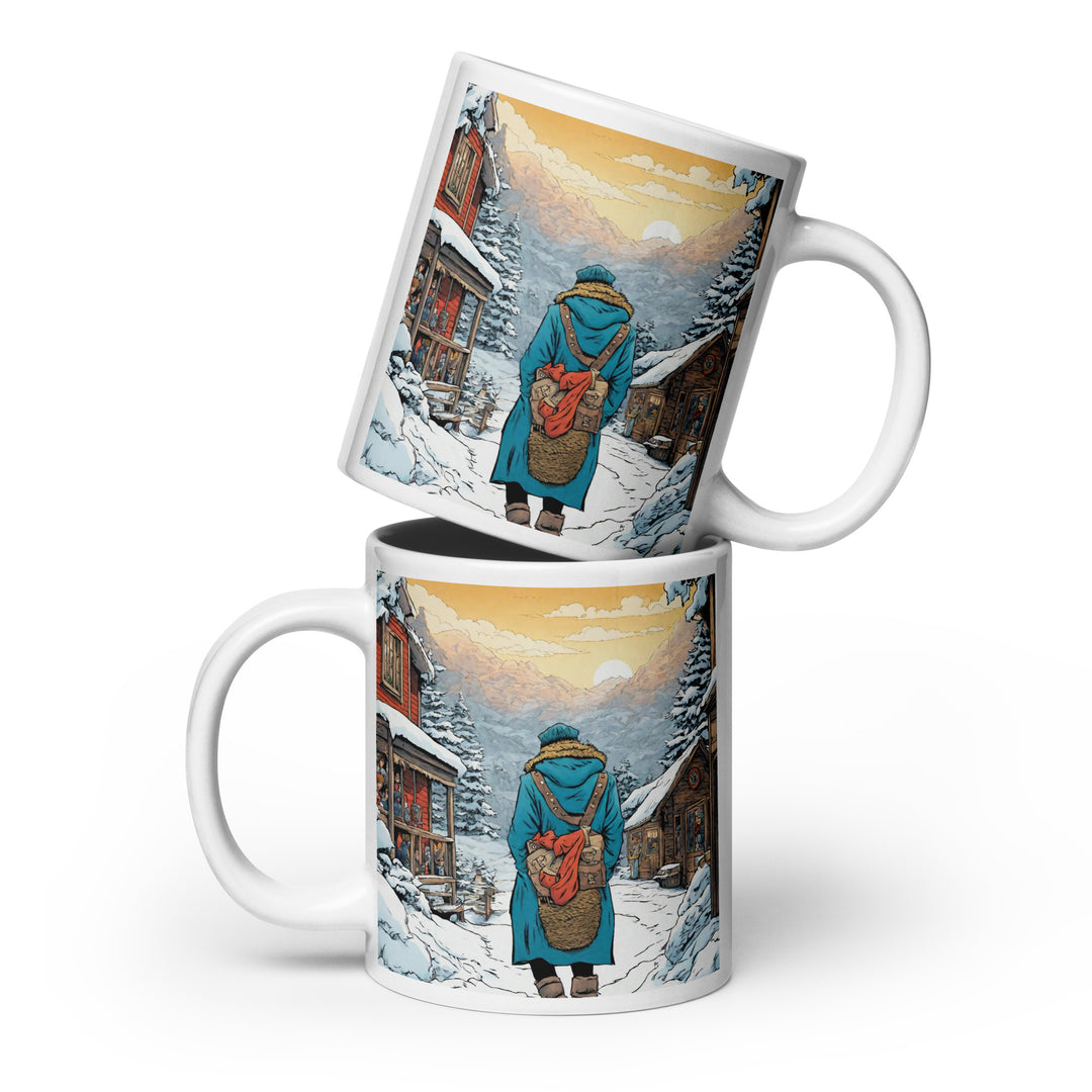 White glossy mug - WhatUWant2Buy